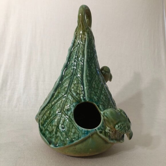 The Unbranded Brand Other - Handmade Vintage Green Pottery Vase – Ceramic Decorative Collectible